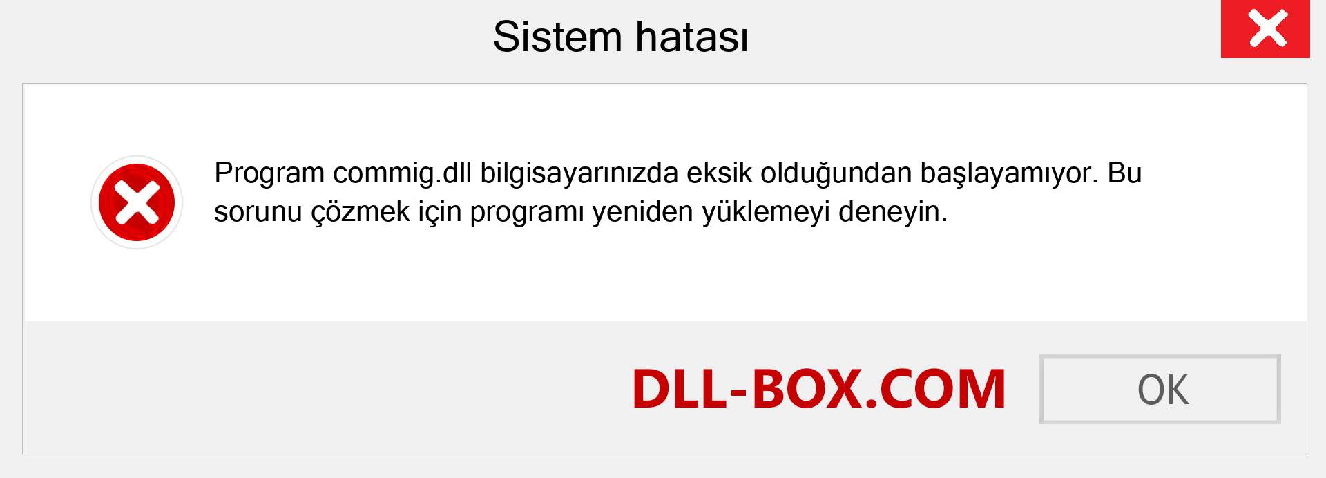 commig.dll dosyası eksik mi? Windows 7, 8, 10 için İndirin - Windows'ta commig dll Eksik Hatasını Düzeltin, fotoğraflar, resimler